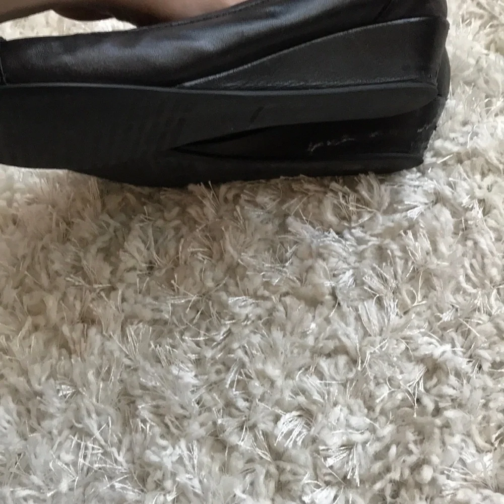 AGL Black Low Wedges, used